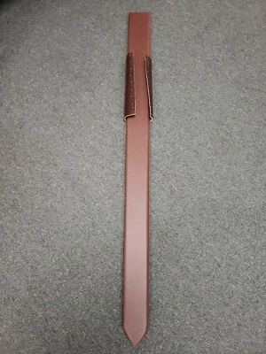 Leather Wrapped Medieval Viking Sword Scabbard with String Lace Shoulder Base