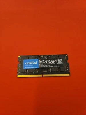 Crucial 16GB 262-Pin DDR5 SODIMM 5600 PC5-44800 Laptop RAM CT16G56C46S5 aw6625a