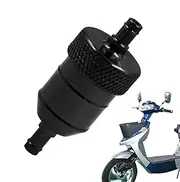 Motorcycle Oil Filter,Motorcycle Oil Filter Inline - Aluminum Alloy Powered Engines Replacement Parts for ATV, Offroad, Motorcycle Accessories