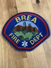 VTG BREA California Fire Department Patch EMS Rescue Public Safety UNUSED