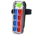 Bike Taillight LED Ultra Bright Bike Warning Light Colorful Bicycle Brake Rear Light for Cycling Climbing Rescue