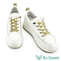 在飛比找蝦皮商城優惠-Bo Derek 率性真皮厚底休閒鞋｜白色