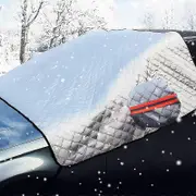 Car Windshield Cover, Windscreen Cover Snow Ice Frost Sun UV Dust Water Resistent - Heavy Duty Ultra Thick Protective For Cars SUVs Summer/Winter T...