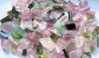 102Cts Beautiful Natural Multi Colors Tourmaline Crystals types & Rough Grade @A