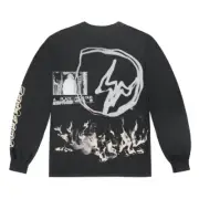 Travis Scott x Fragment x Logo LS Tee - Washed Black