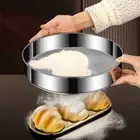 Stainless Steel Flour Sieve Sifter Sugar Colander Fine Mesh Oil Strainer Filter/