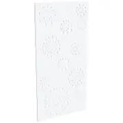 ProtectorAl 300-1200w x 1201-2400h Satin White/Gloss White Fireworks Unframed Composite Deco Panel