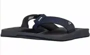 Reef Man's Phantom 2.0 Flip Flop Beach Sandal RF0A3YMH Color Gray/Navy Brand New