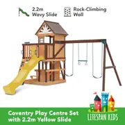 Lifespan Kids Coventry Play Centre Set with 2.2m Yellow Slide