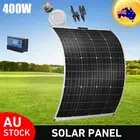 400W Flexible Solar Panel Kit Mono Caravan Camping RV Battery Charger Controller