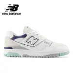 【NEW BALANCE】NB 復古鞋/運動鞋_BB550WCA-D_中性_白/薄荷/海軍藍