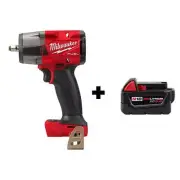 Milwaukee Mid Torque Impact Wrench 3/8" 18V Brushless Cordless w/ 5.0Ah Battery