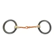 HILASON Weighted O Ring Twisted Copper Wire Snaffle Bit | Horse Bit | Horse