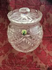 Waterford Crystal Samuel Miller Biscuit Jar/Cookie Jar-Mint In Box 1999