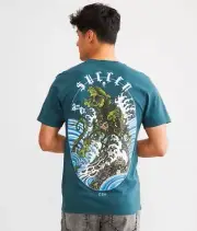 Sullen Art Collective Coral Panther Premium Short Sleeve Men`s T-shirt 2X NWT