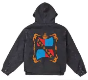 FW18 SUPREME QUILTED DENIM PILOT JACKET WASHED BLACK SZ XL (Bin #2)