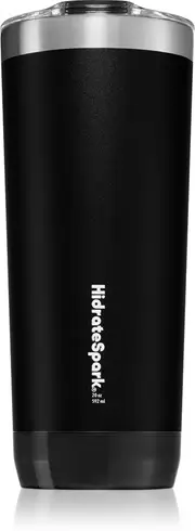 HidrateSpark PRO Tumbler thermos Smart with straw, Black color, 592 ml