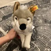 Steiff SNORRY WOLF #069246 Soft Plush