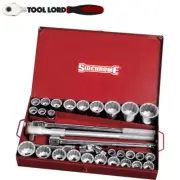 Sidchrome 32pce 3/4" Drv Metric & Imperial Sockets 19-55m to 3/4-1-7/8"SCMT15106