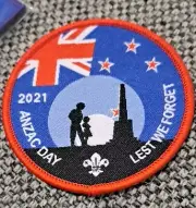 Anzac Day 2021 New Zealand Scout Badge