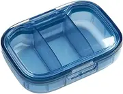 Weekly Medicine Organizer 3 Times A Day | Daily Pill Organizer,Pill Box Aesthetic, Portable Separate 3 Compartment Travel Pill Container, Pill Box, Travel Pill Case For Pills, Fish Oil, Supplements