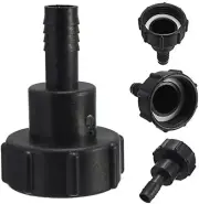 TO0LSTAR Tank Hose Adapter, 1000L Plastic IBC Tank Adapter Garden Hose Adapter H