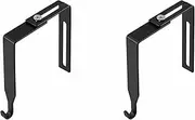 1/2 Cubicle Wall Hooks - Desk Storage Hangers, Cubicle Wall Hook | Portable Cubicle Door Hanger, Partition Hanger, for Hanging Clothes Towels Coats Hats, Fit Panels,