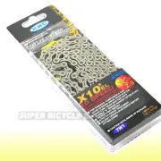 AU Ship~KMC X10 EL X10EL Chain,116 link with Missing Link , Silver