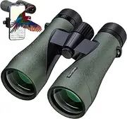 HIGH Definition Binoculars with Universal Phone Adapter, Super Low Light Vision Binoculars Perfect for Bird Watching Hunting