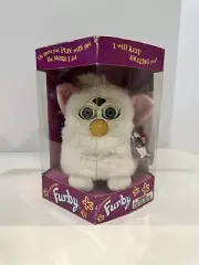 Original 1998 Furby Model 70-800 White "Snowball" Electronic Furbie New NIB