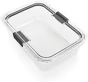 Rubbermaid Brilliance Food Storage Container, Large, 9.6 Cup, Clear 2024351