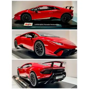 【現貨】Lamborghini Huracan Performante 藍寶堅尼 小牛 紅色綠色 Maisto 1:18