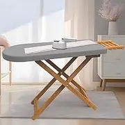 Ironing Boards with Detachable Iron Rest,Solid Heavy Duty Full Size Iron Board,Foldable Ironing Stand,Heat Resistant Cover with Ultra Thick Padding