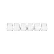 6pc Krosno Avant Garde 430ml Glass Tumbler Set - Clear