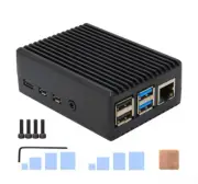 for Raspberry Pi 4 Aluminum Case, Heavy Duty Passive Cooling Metal Case/Housi...