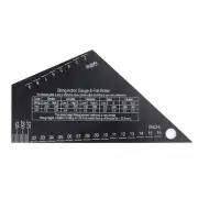 Fret Leveling Tool Guitar Luthier Tool Ruler Stainless Steel Fret Rocker M1Y1
