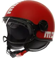 Momodesign FGTR Classic Candy, open face helmet , color: Matt Red/White , size: M