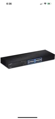TRENDnet TEG-S16g 16-port Gigabit GREENnet Switch(Rack Mount) TEG-S16g NEW