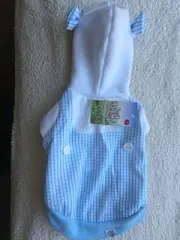 WIZARD OF OZ DOROTHY DOG OUTFIT SIZE SMALL NEW WITH TAGS.