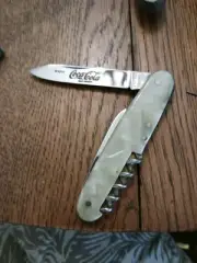 COCA COLA CRACKED ICE HANDLES, Espitzer Solingen 2 Blade Corkscrew