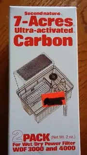 5 Second Nature 7-Acres Ultra-activated Carbon 2Pack For Wet/Dry Power Filter.