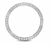 1.50CT Bead Set Diamond Bezel 18KW For Rolex Datejust, President Rolex Superior
