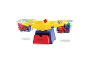 Explore volume and compare solids and liquids with this sturdy bucket balance, including weights and counters, Medium