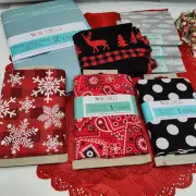 Waverly Inspirations For Craft Or Quilting 5+ yards Bandana Polka Dot Snow Flake