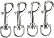 Kisangel 4pcs Heavy Duty Pet Buckle Hooks for Dog Leashes Swivel Snap Hooks Outdoor Sports Alloy Alloy Clasp Buckle