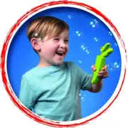 Pustefix Bubblegator Bubble Blowing and Bubble Mix