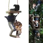 Cute Hanging Elf Ornaments Home Decor Housewarmging Gift Resin Handstand Elves