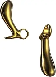 SAHOOSAFETY 316 Stainless Steel Anal Fitting Stainless Steel Butt Extender Butt Plug Double Ended Dildo, Metal Butt Plug G Spot Vagina, Toys for Men and Women