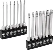 MulWark 14PC Security Torx Bit Set 3" Long Tamper Proof Star One Size