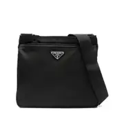 [Prada] Prada Logo-plaque Messenger Bag ONE SIZE BLACK
